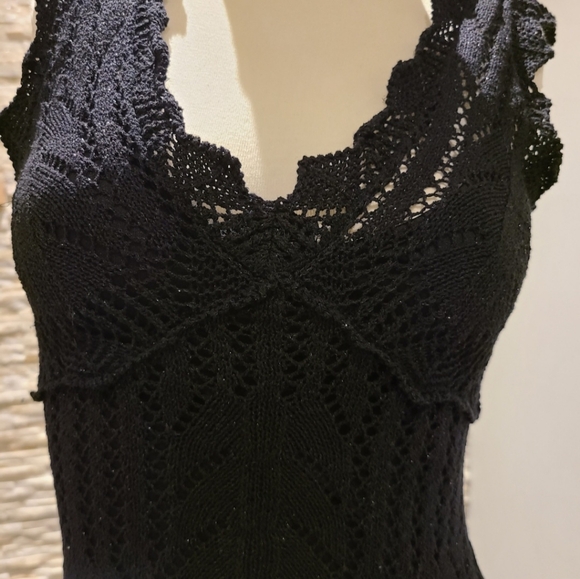 GUESS CROCHET SHIMMER DRESS - Picture 7 of 7